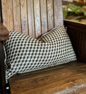 Cube Black & White Cushion