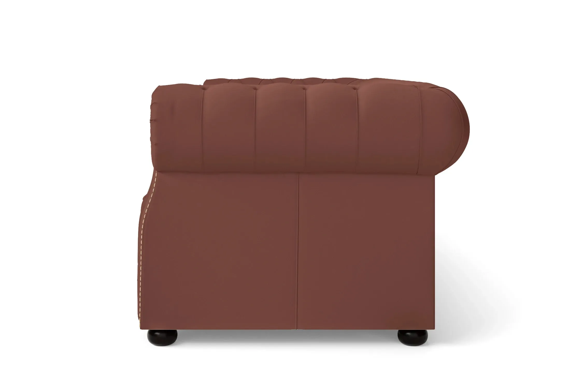 Cuneo 2 Seater Sofa Mauve Leather