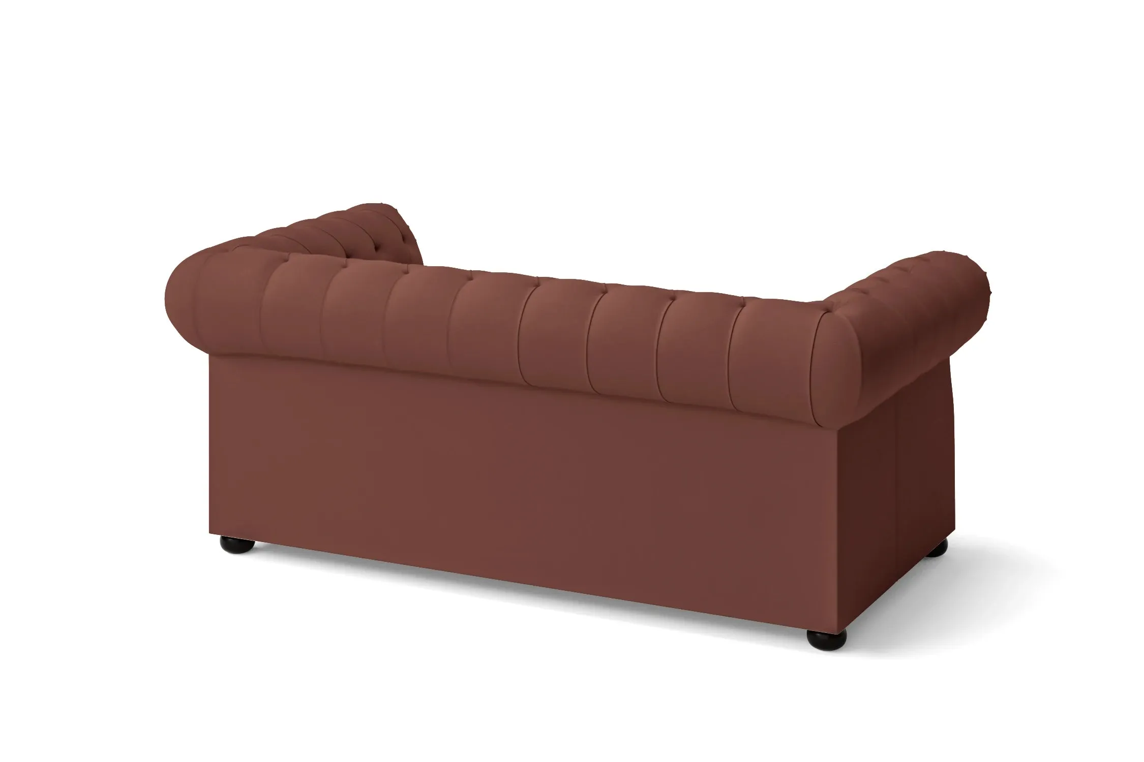 Cuneo 2 Seater Sofa Mauve Leather