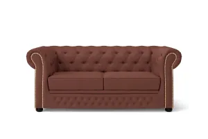 Cuneo 2 Seater Sofa Mauve Leather