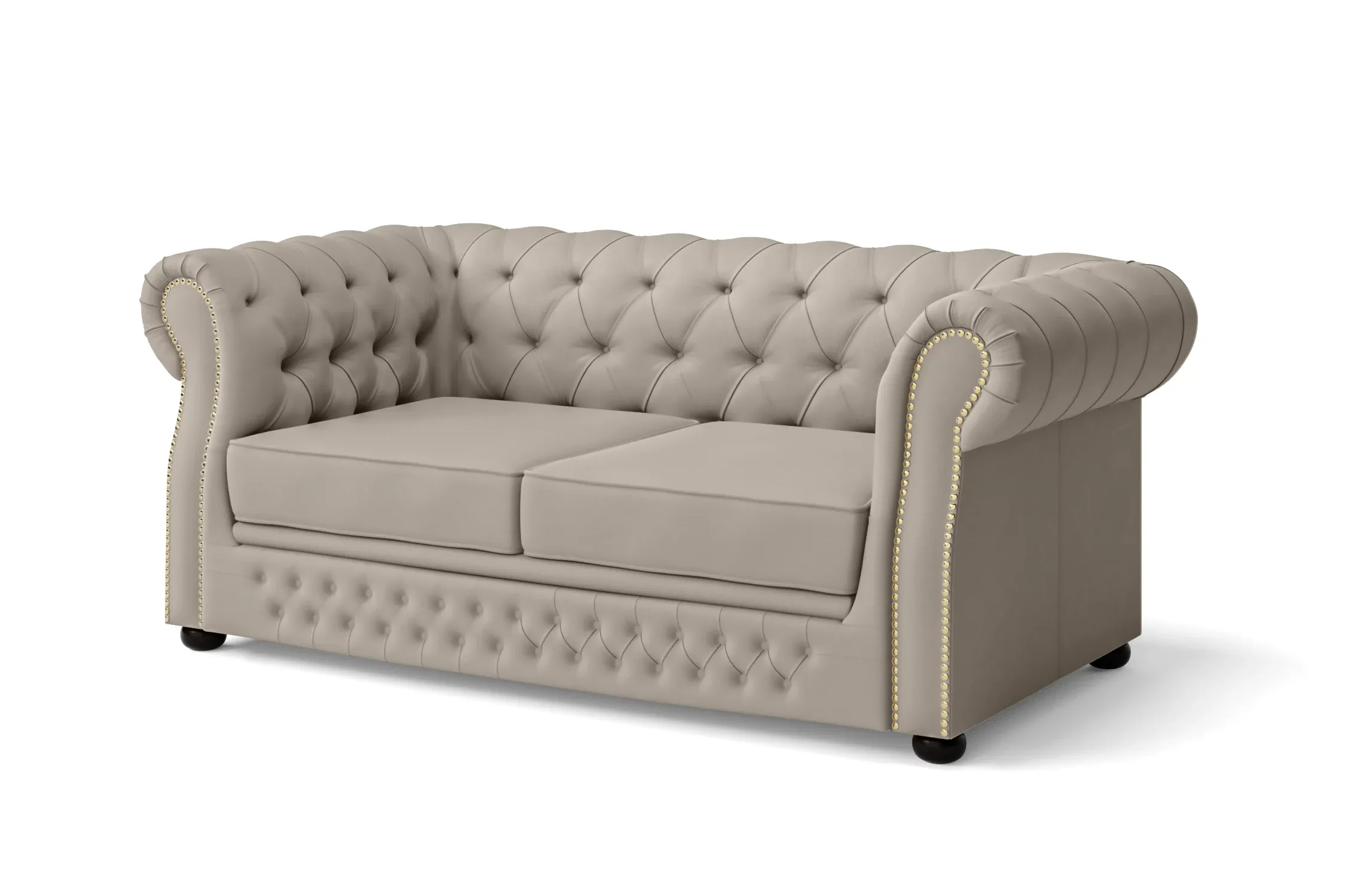 Cuneo 2 Seater Sofa Sand Leather