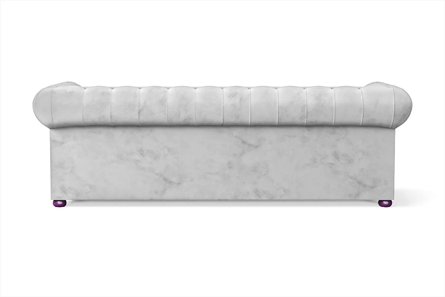 Cuneo 3 Seater Sofa White Velvet