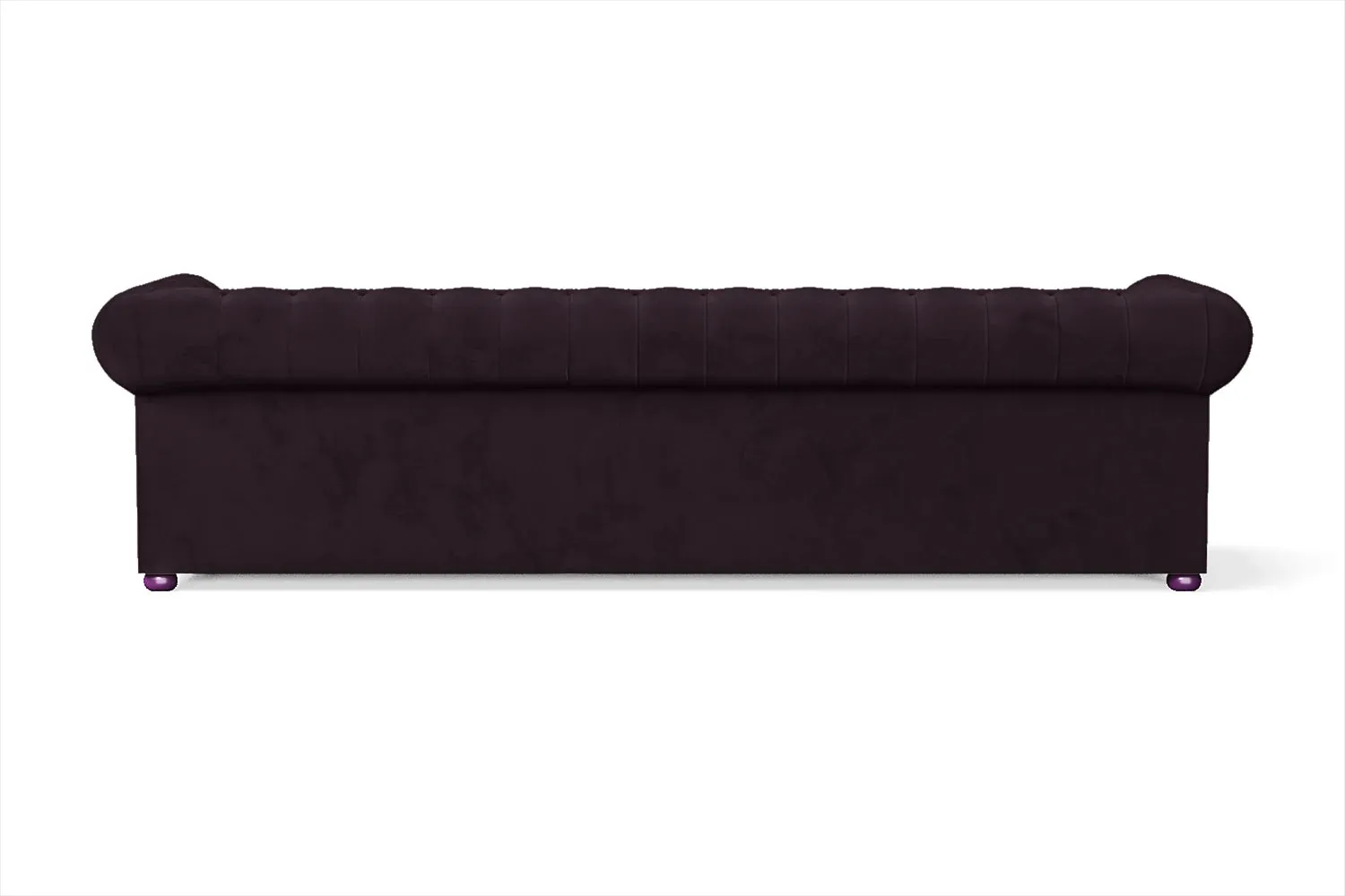 Cuneo 4 Seater Sofa Purple Velvet
