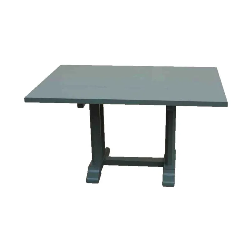 Custom Drop Leaf Dining Table in a Custom Painted finsh