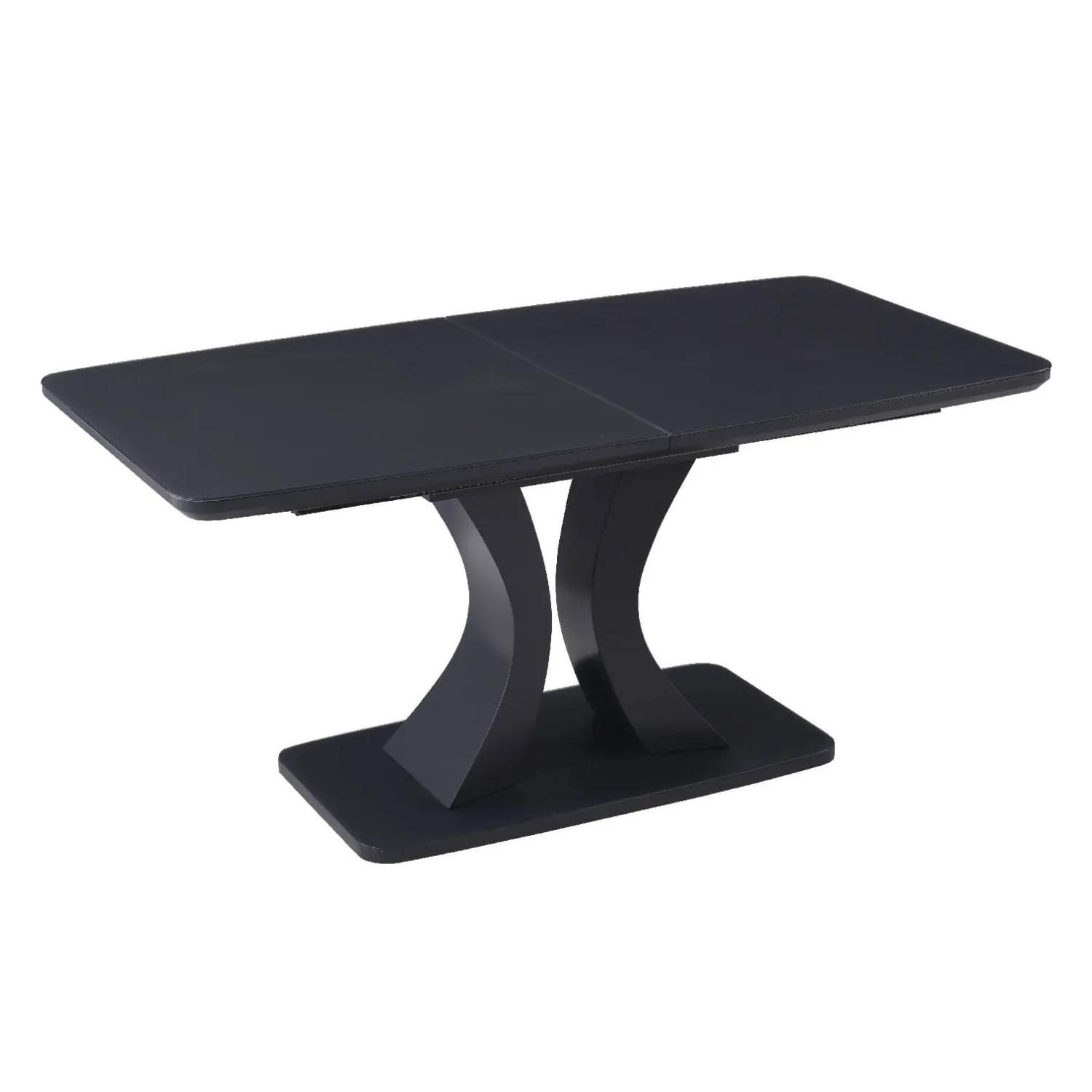 Daiva Extendable Dining Table Charcoal 120-160cm