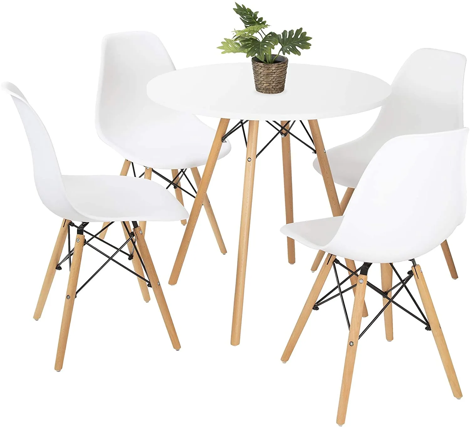 Davos Dining Tables, Chairs or set - White