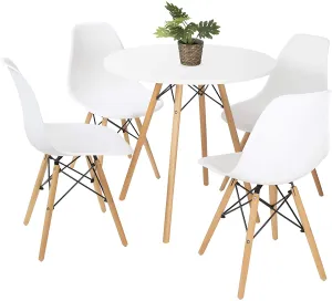 Davos Dining Tables, Chairs or set - White