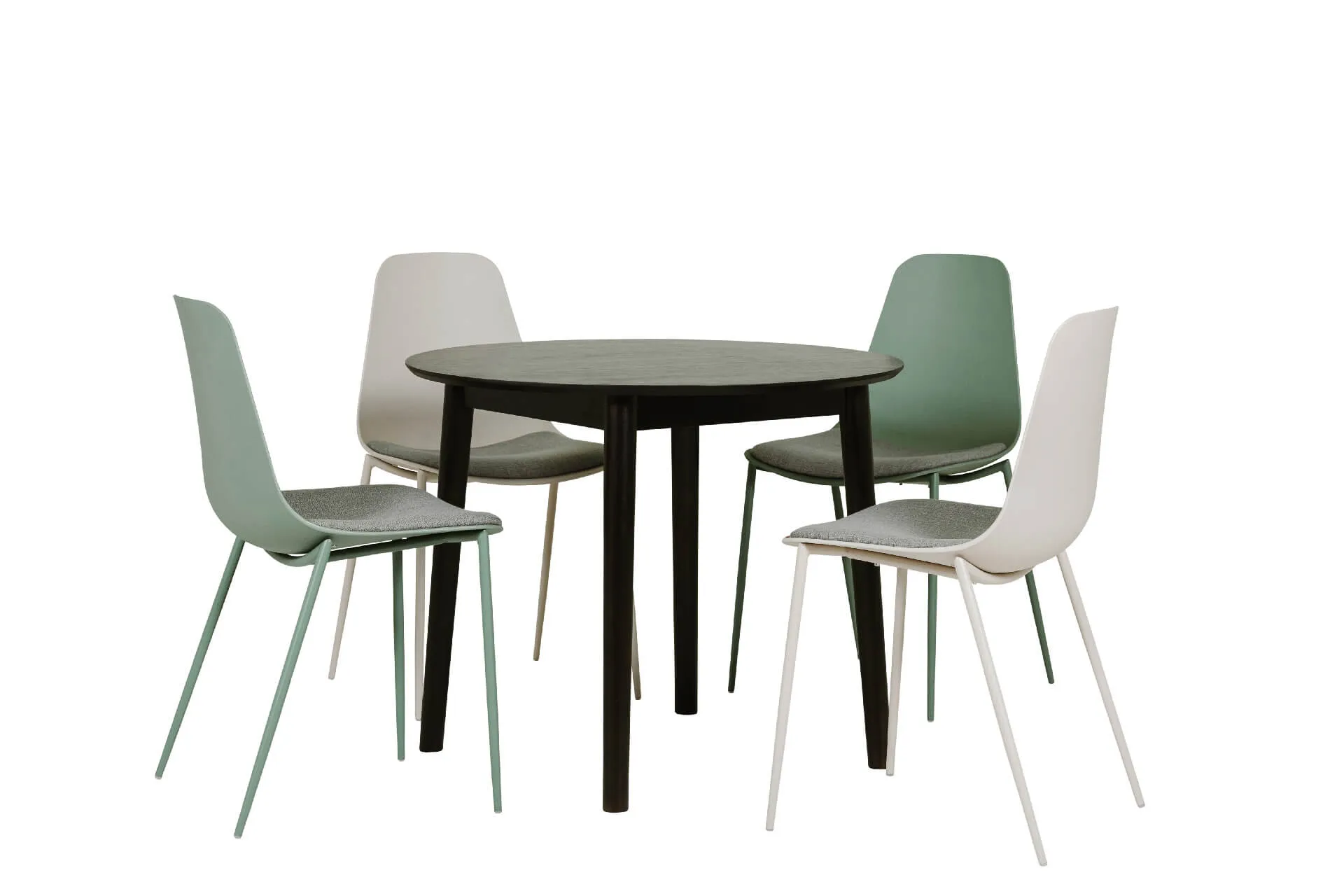 Doolin Round Dining Table 90 cm Black