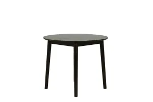 Doolin Round Dining Table 90 cm Black