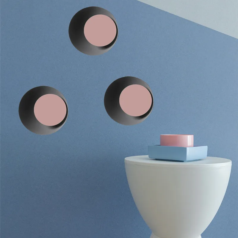 Dot Sconce Light: Macaron Style Metal Candy Colored Wall Lamp for Study Room & Kitchen