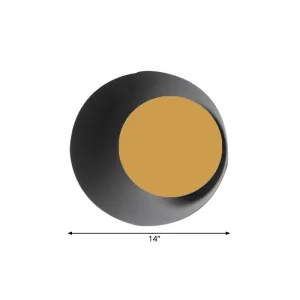 Dot Sconce Light: Macaron Style Metal Candy Colored Wall Lamp for Study Room & Kitchen