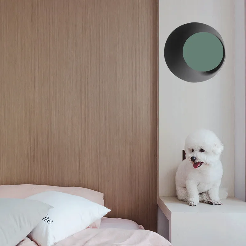 Dot Sconce Light: Macaron Style Metal Candy Colored Wall Lamp for Study Room & Kitchen