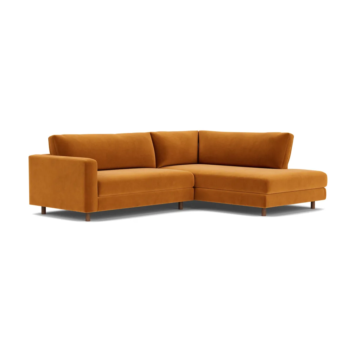 Douglas Velvet Right Corner Sofa