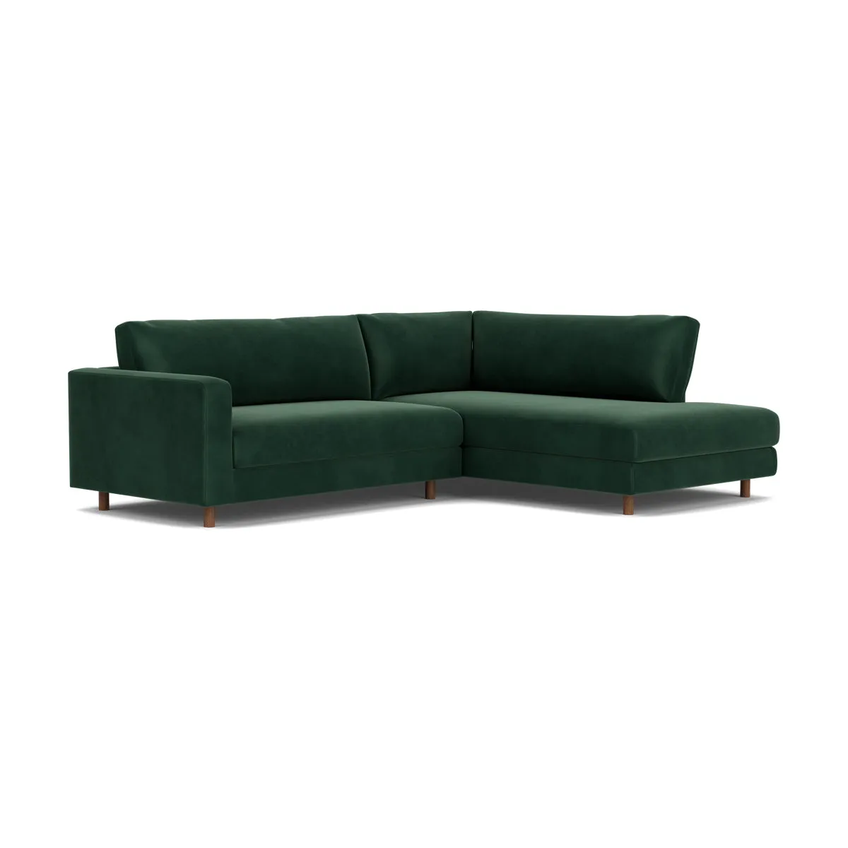 Douglas Velvet Right Corner Sofa