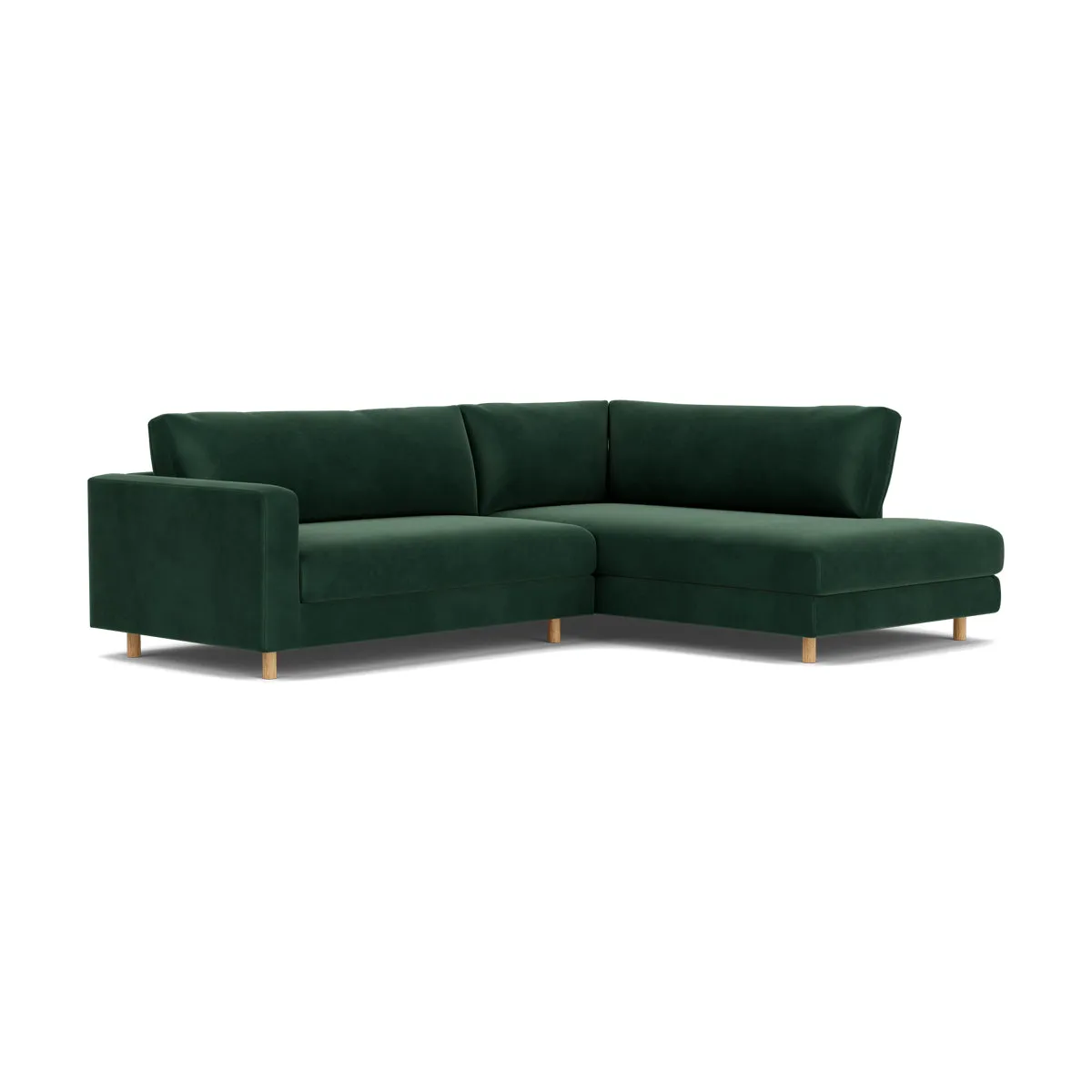 Douglas Velvet Right Corner Sofa