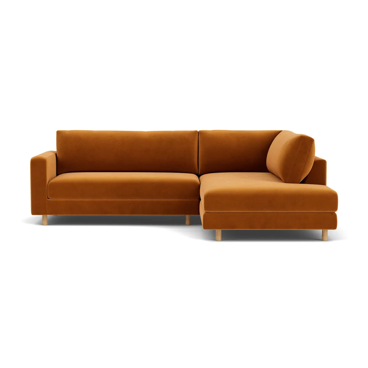 Douglas Velvet Right Corner Sofa