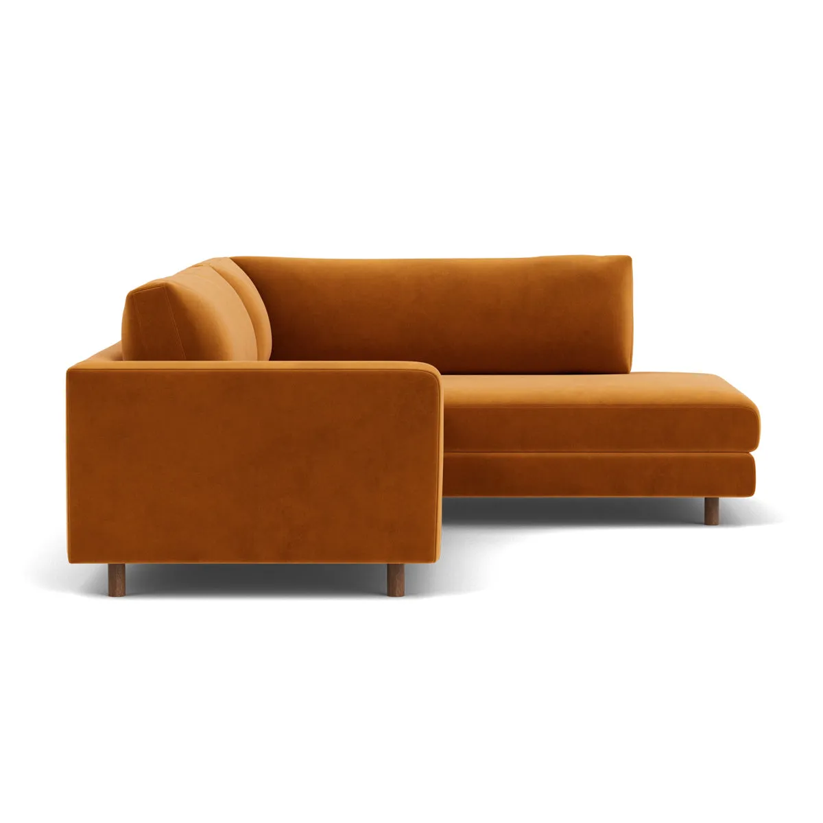 Douglas Velvet Right Corner Sofa