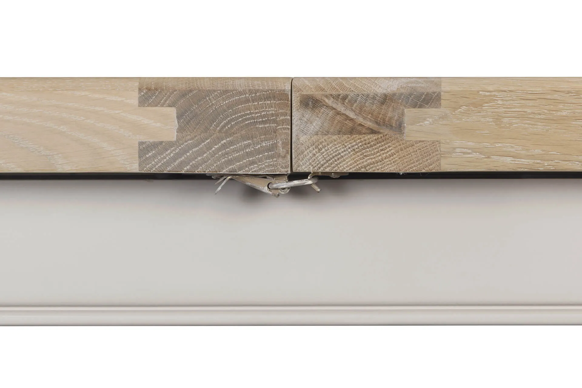 Doune Extending Dining Table Taupe 1.2 m