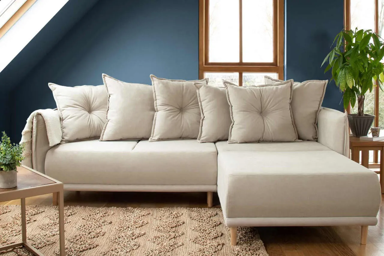 Dube Sofabed - Beige Universal Corner - 235 x 165 CM