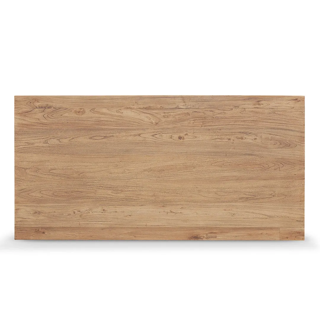 Edwin 1.98m Reclaimed Elm Wood Dining Table