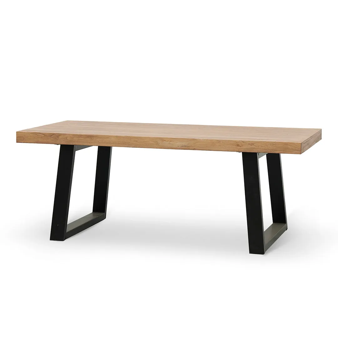 Edwin 1.98m Reclaimed Elm Wood Dining Table