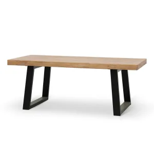 Edwin 1.98m Reclaimed Elm Wood Dining Table