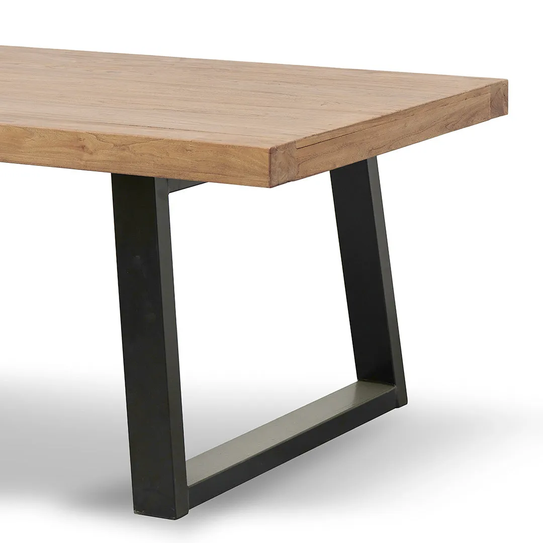 Edwin 1.98m Reclaimed Elm Wood Dining Table