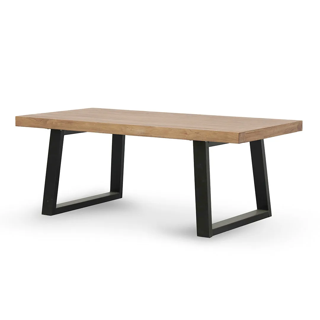 Edwin 1.98m Reclaimed Elm Wood Dining Table