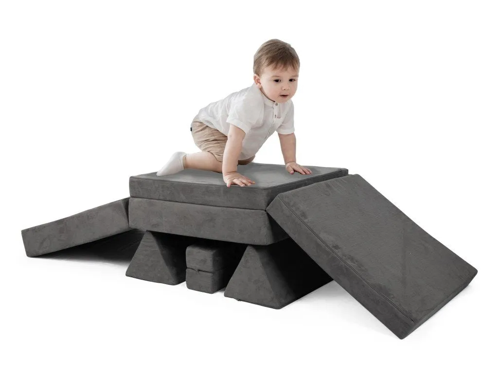 EliNeli Sofa und Bunker für Kinder - Grey