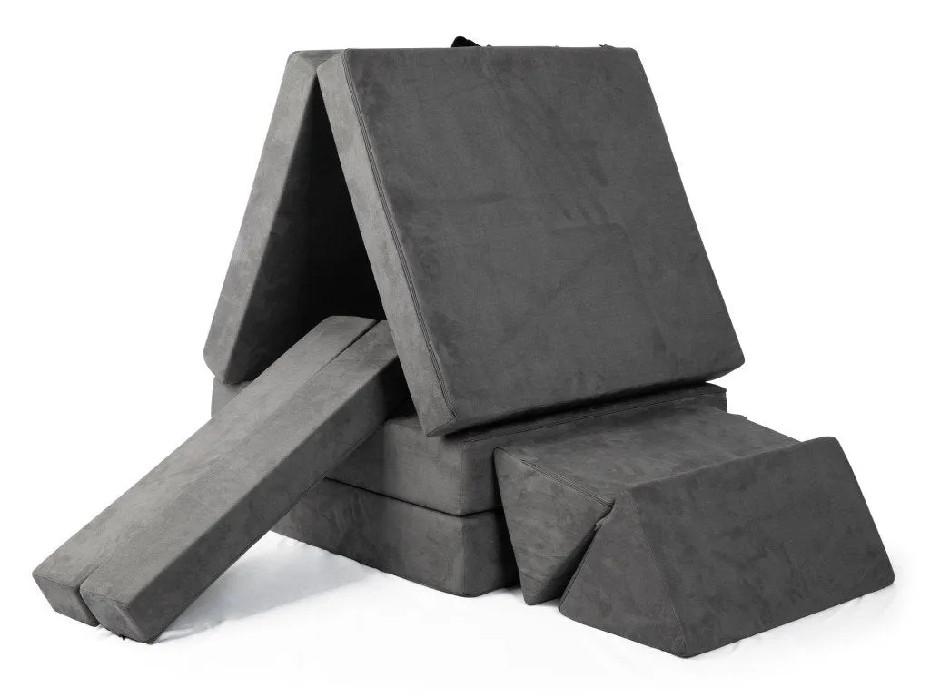 EliNeli Sofa und Bunker für Kinder - Grey