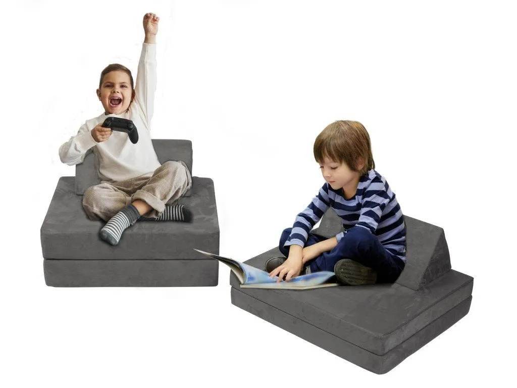 EliNeli Sofa und Bunker für Kinder - Grey
