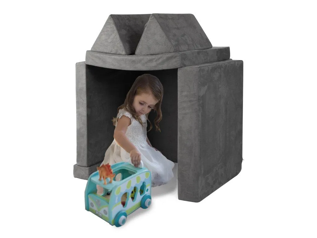 EliNeli Sofa und Bunker für Kinder - Grey