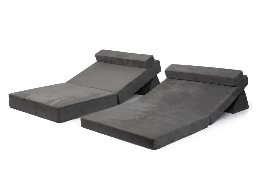 EliNeli Sofa und Bunker für Kinder - Grey