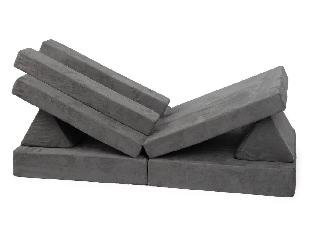 EliNeli Sofa und Bunker für Kinder - Grey