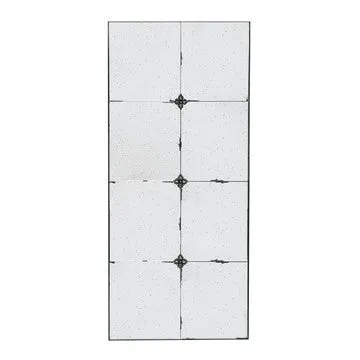 Elk 47 Inch Wall Mirror, Antique Black Rectangular Metal Frame, Baroque By Casagear Home