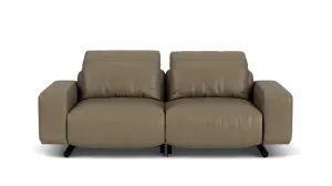 era 84" reclining sofa - leather
