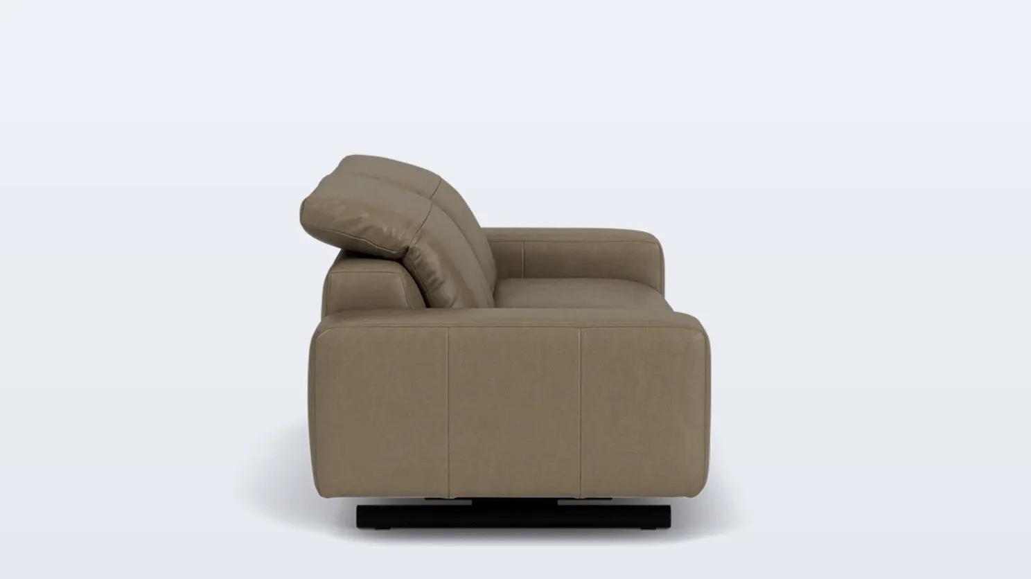 era 84" reclining sofa - leather