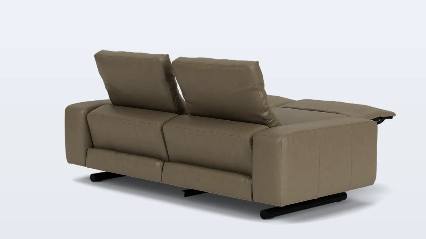 era 84" reclining sofa - leather