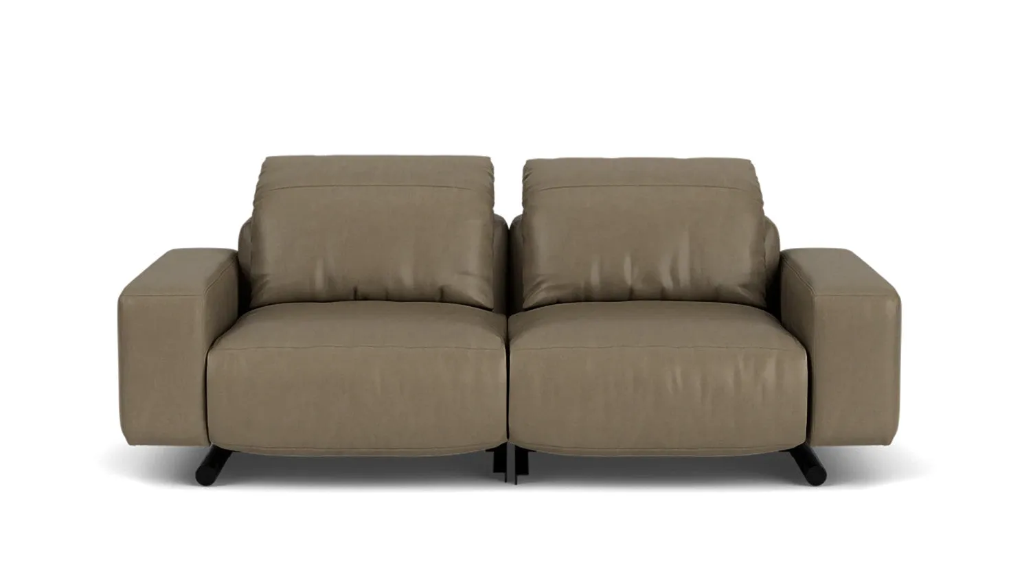 era 84" reclining sofa - leather