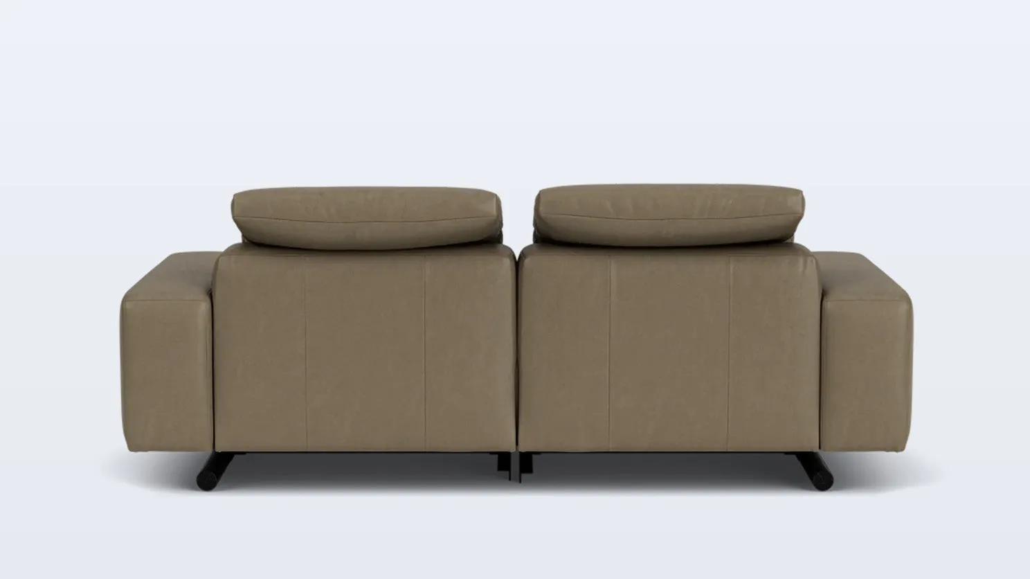 era 84" reclining sofa - leather