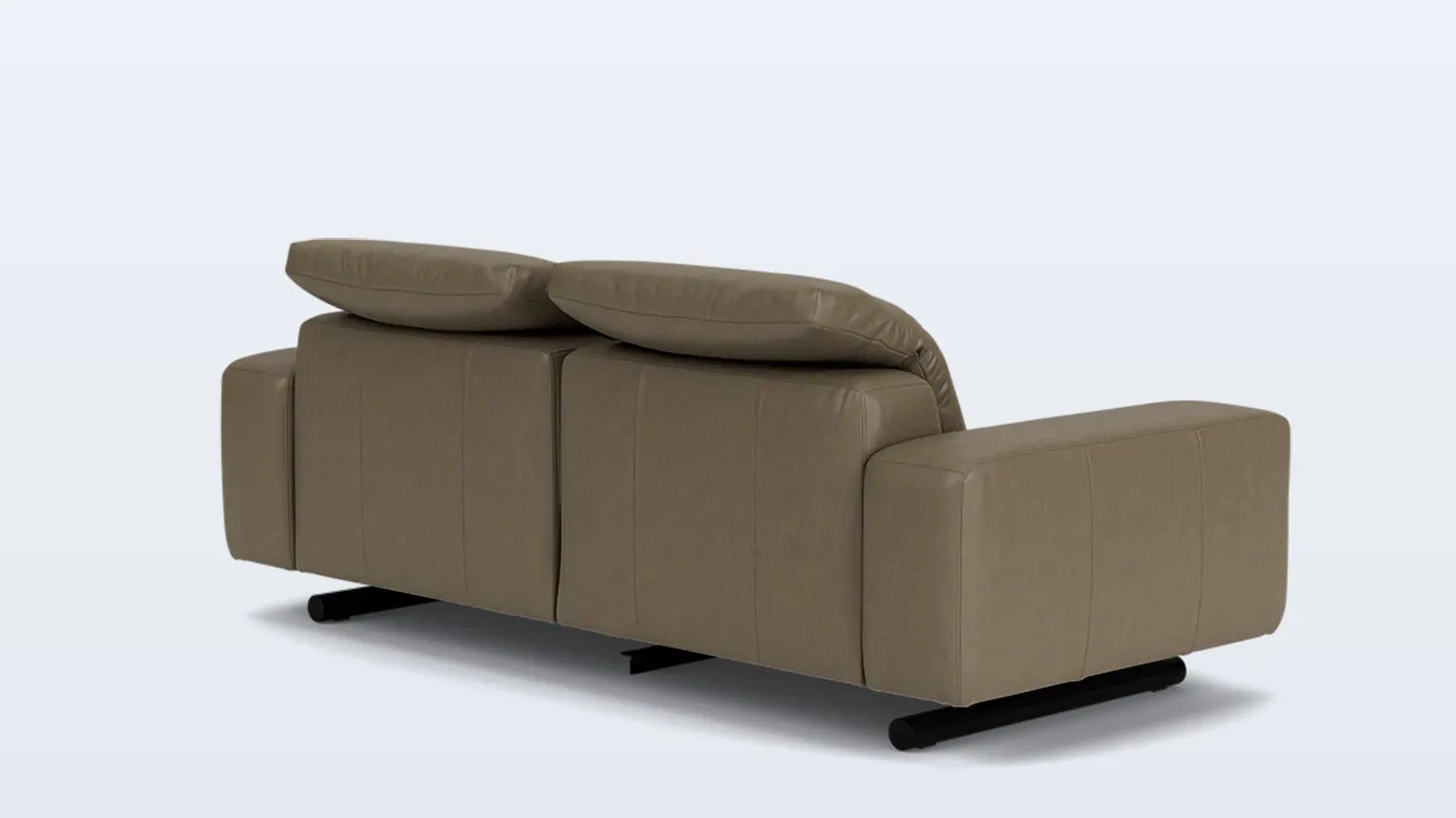 era 84" reclining sofa - leather