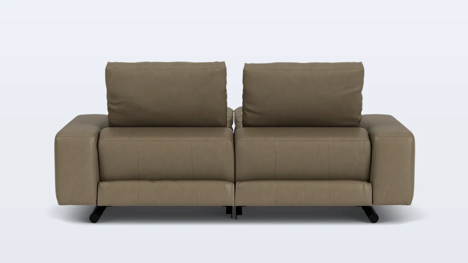 era 84" reclining sofa - leather