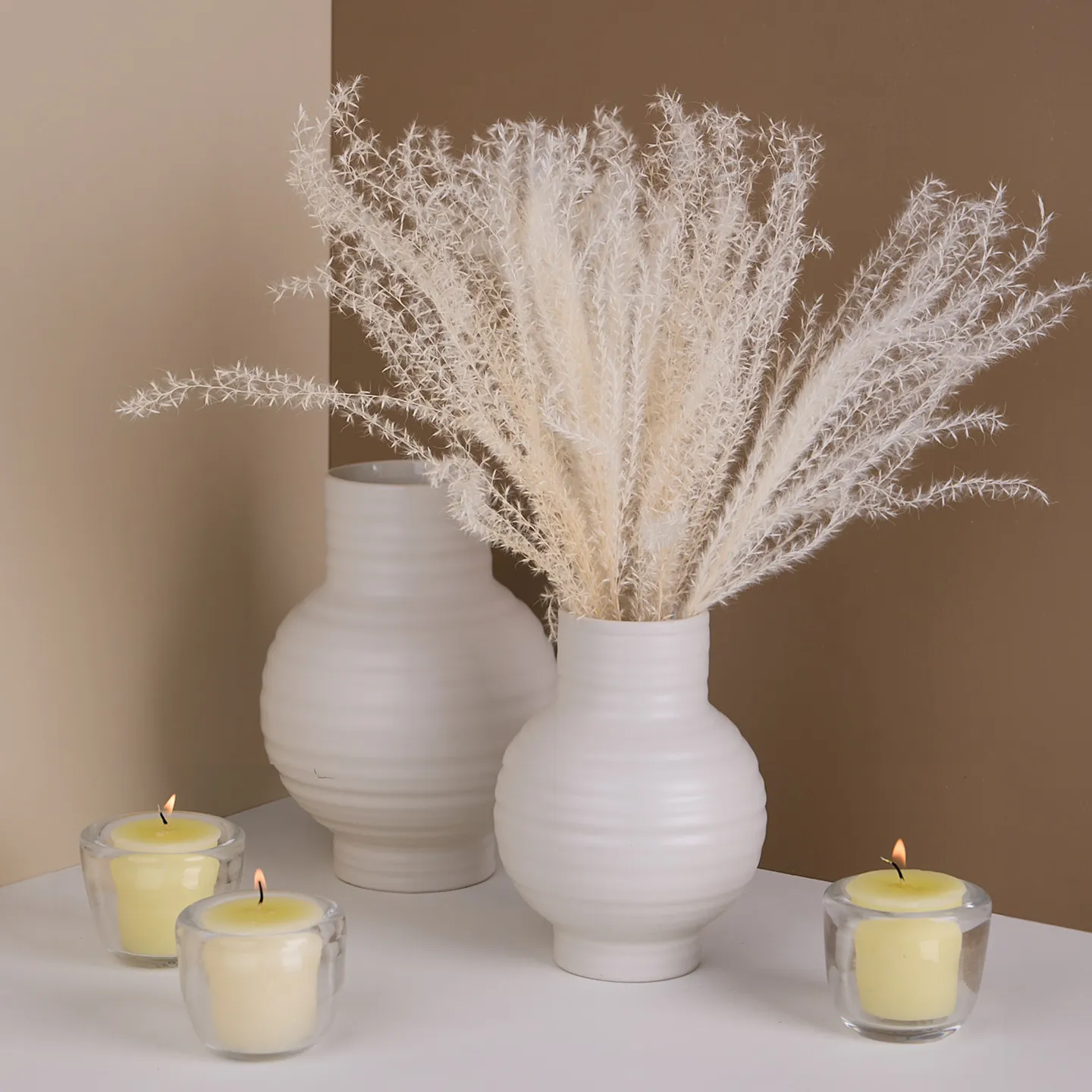 Essential Ceramic Vase Decor Bundle - Bone