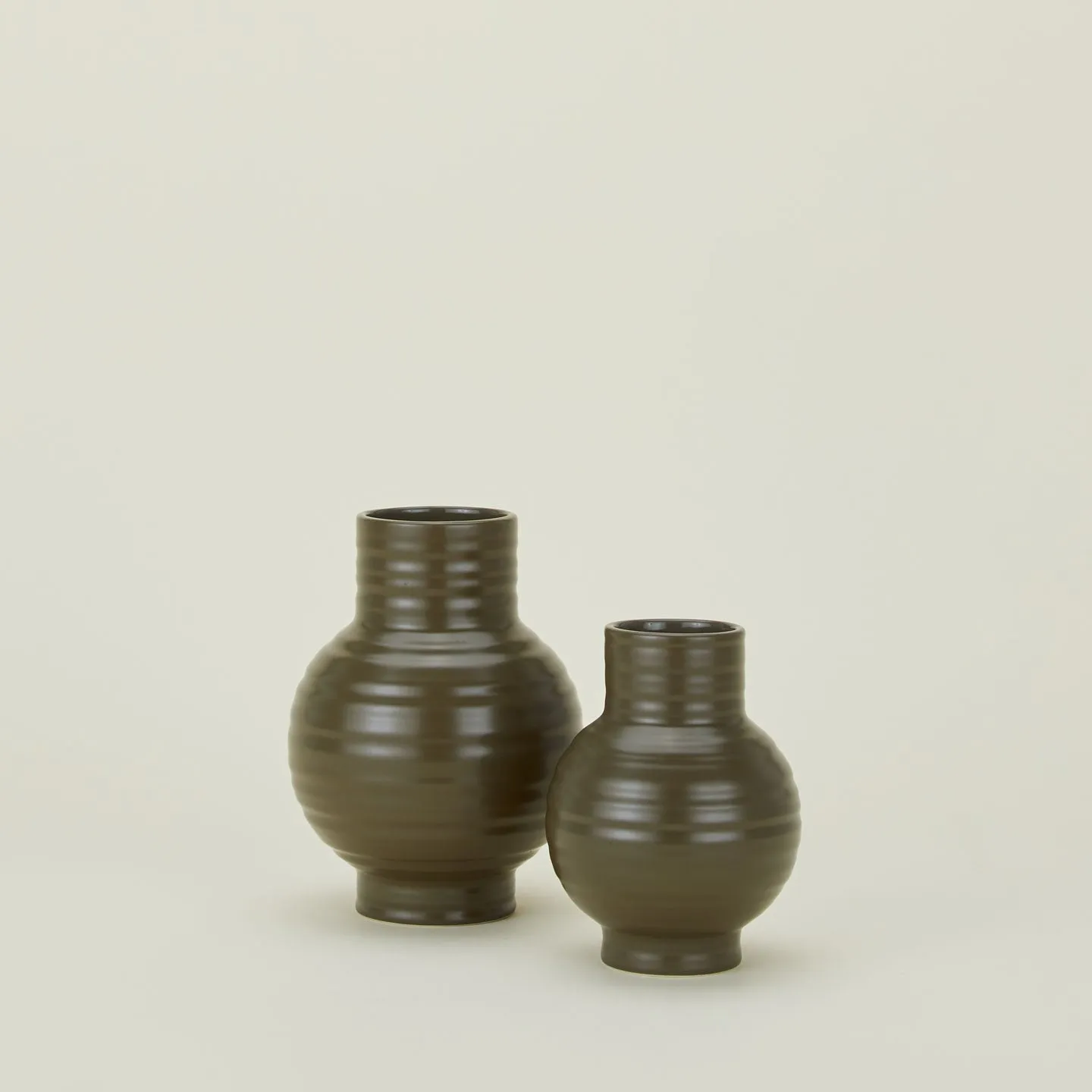 Essential Ceramic Vase Decor Bundle - Olive
