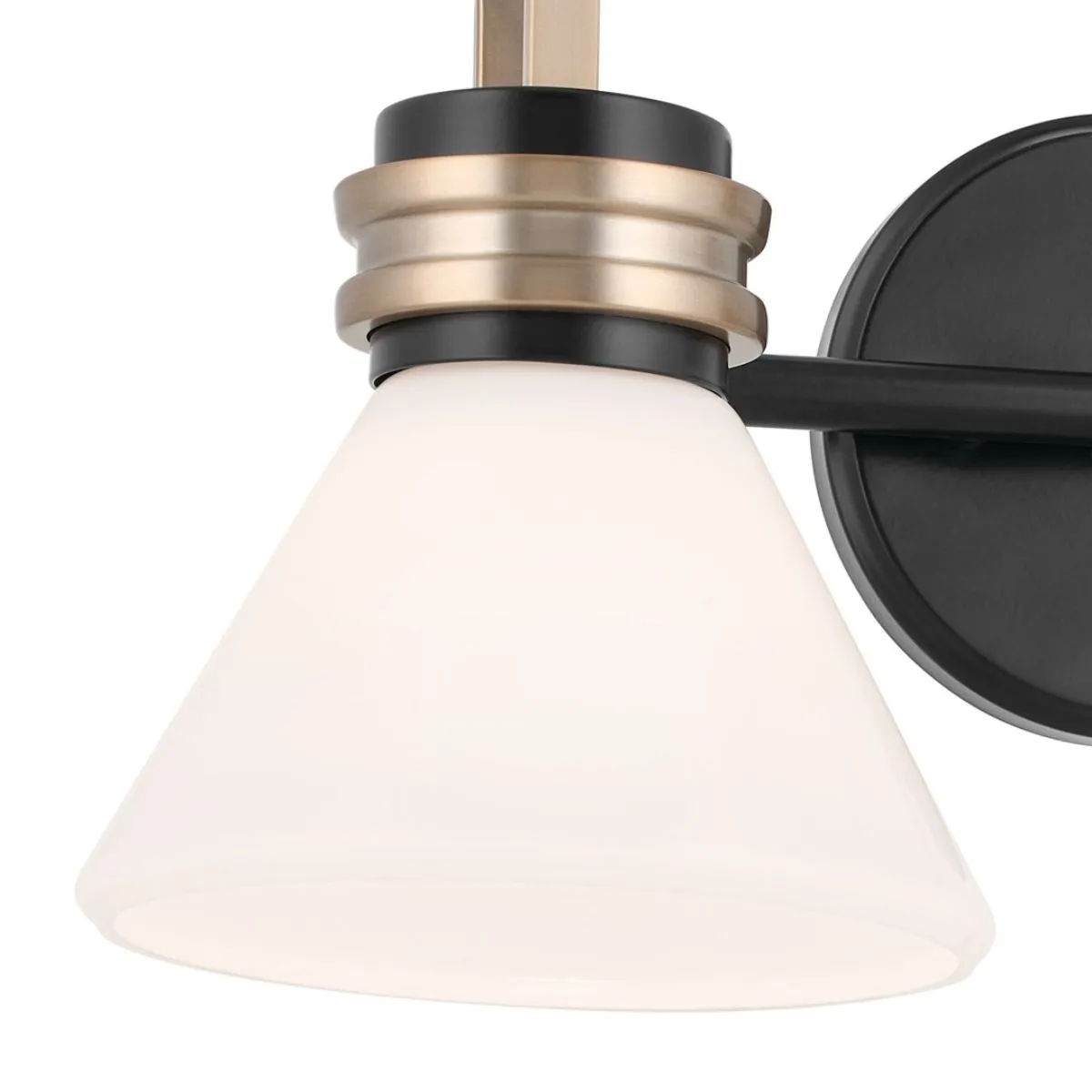 Farum 19 in. 2 Lights Vanity Light Black Finish