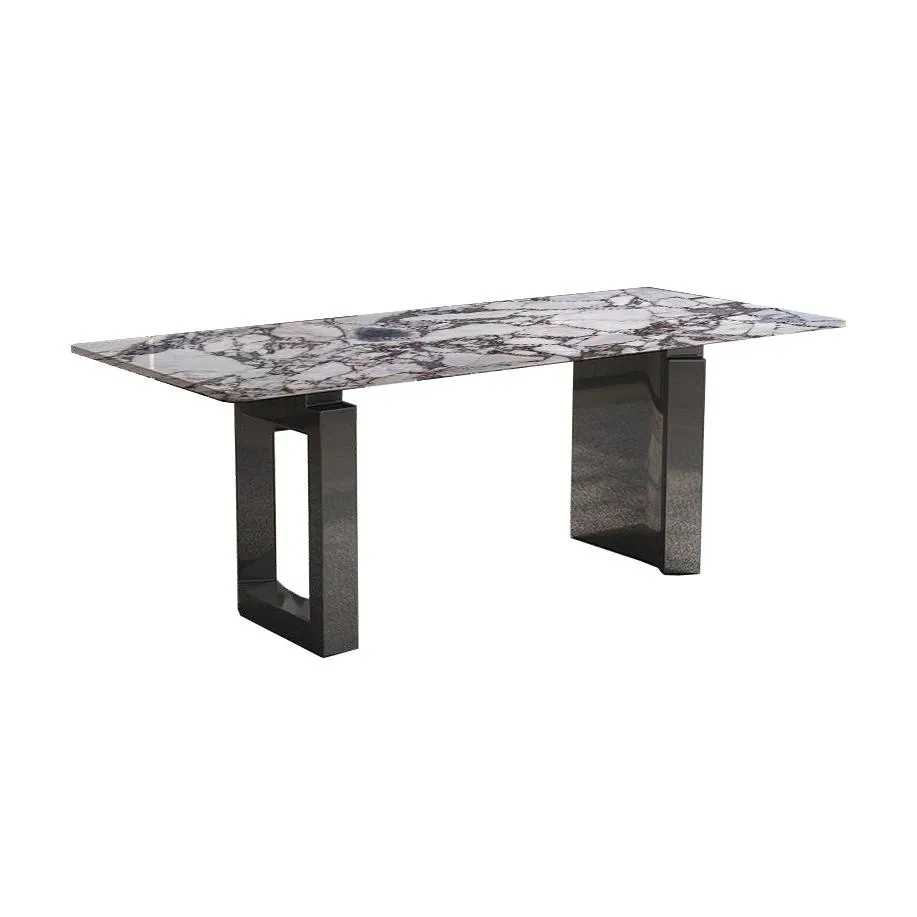 FENDI Elephant White Marble Dining Table