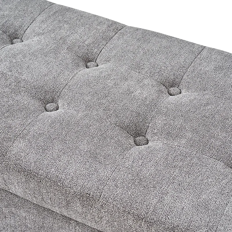 Flora Modern Upholstered Flip Top Storage Bench