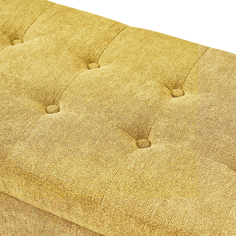 Flora Modern Upholstered Flip Top Storage Bench