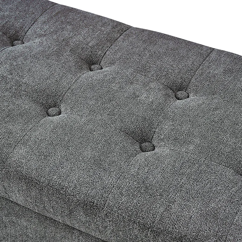 Flora Modern Upholstered Flip Top Storage Bench