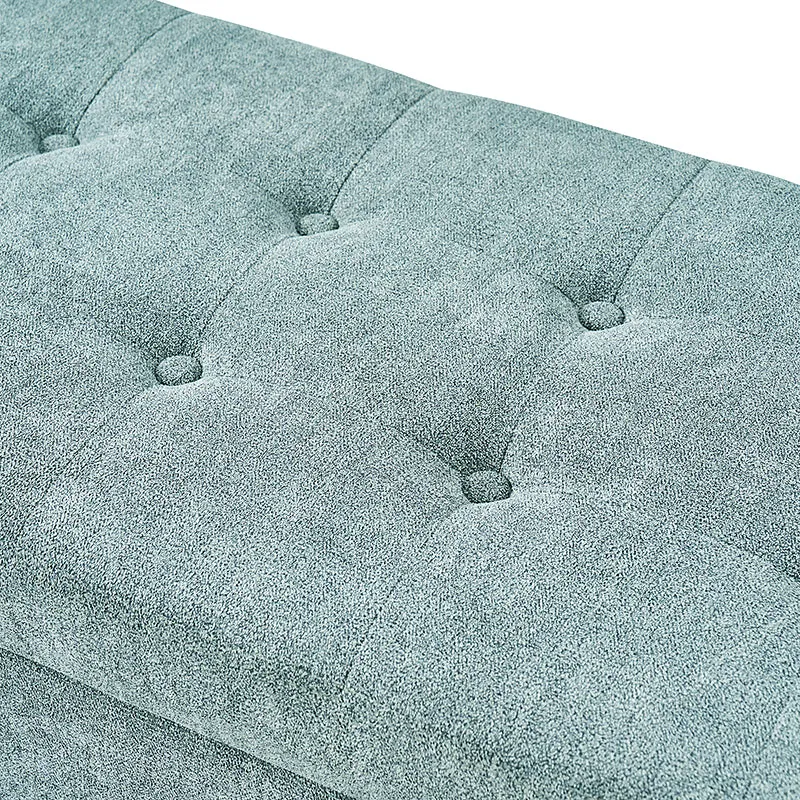 Flora Modern Upholstered Flip Top Storage Bench